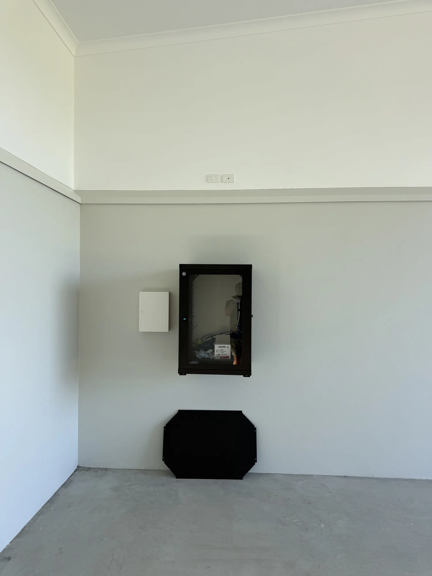 Structured data and communications cabinet installed by Wire & Watt, Brisbane